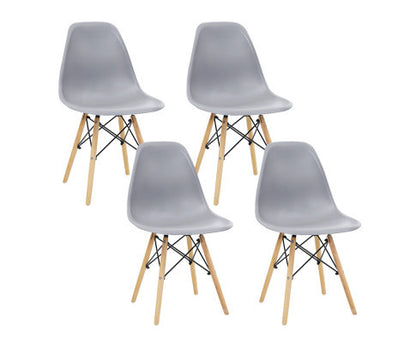 VEREDY (SET OF 4) DINING CHAIR - GREY