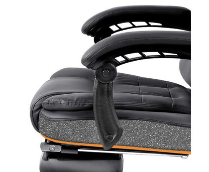 COMBO EXECUTIVE 8 POINT MESSAGE RECLINER CHAIR - BLACK