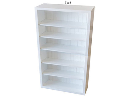 MODERNO (AUSSIE MADE) HIGHLINE BOOKCASE COLLECTION - ASSORTED PAINTED COLOURS - STARTING FROM $799