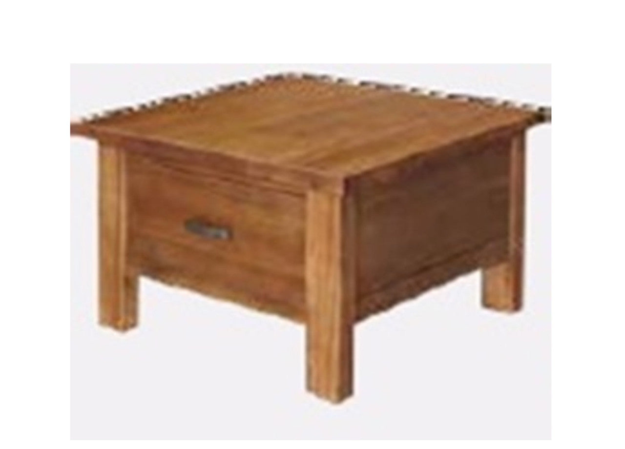 Montana 1 Drawer Lamp Table - Mountain Gum (2067)