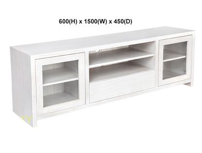 MORGAN (AUSSIE MADE) 2 DOOR / 1 DRAWER TV ENTERTAINEMNT UNIT COLLECTION - TASSIE OAK COMBINATION - ASSORTED STAINED COLOURS - STARTING FROM $1199