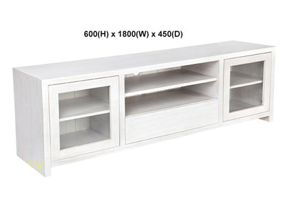 MORGAN (AUSSIE MADE) 2 DOOR / 1 DRAWER TV ENTERTAINEMNT UNIT COLLECTION - TASSIE OAK COMBINATION - ASSORTED STAINED COLOURS - STARTING FROM $1199