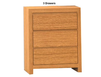 MORGAN (AUSSIE MADE) BEDSIDE TABLE COLLECTION - TASSIE OAK COMBINATION - ASSORTED STAINED COLOURS - STARTING FROM $599
