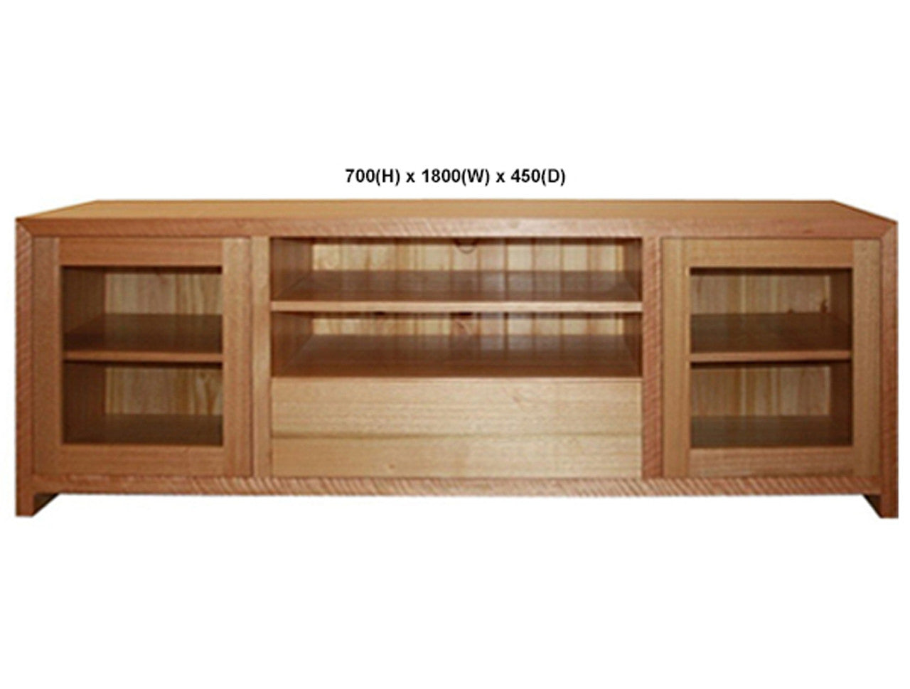 MORGAN (AUSSIE MADE) 2 DOOR / 1 DRAWER TV ENTERTAINMENT UNIT COLLECTION - TASSIE OAK COMBINATION - ASSORTED STAINED COLOURS - STARTING FROM $1299