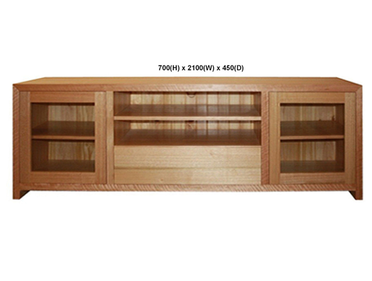 MORGAN (AUSSIE MADE) 2 DOOR / 1 DRAWER TV ENTERTAINMENT UNIT COLLECTION - TASSIE OAK COMBINATION - ASSORTED STAINED COLOURS - STARTING FROM $1299
