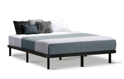 KING MORISETH METAL BED - BLACK