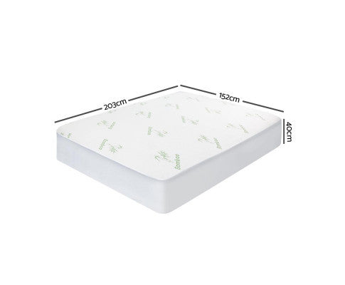 AUDREI QUEEN SIZE BAMBOO MATTRESS PROTECTOR (300GSM)