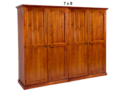 MUDGEE (AUSSIE MADE) 4 DOOR STANDARD PANTRY COLLECTION - ASSORTED STAINED COLOURS - STARTING FROM $1499