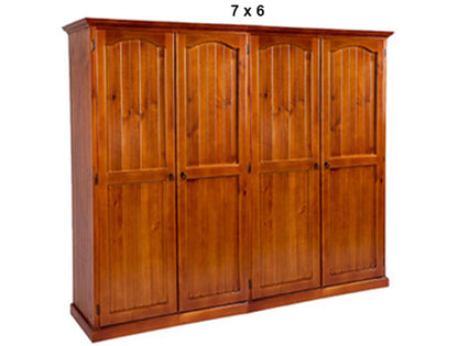 MUDGEE (AUSSIE MADE) 4 DOOR SKINNY (41CM-DEEP) PANTRY COLLECTION - ASSORTED STAINED COLOURS - STARTING FROM $1599