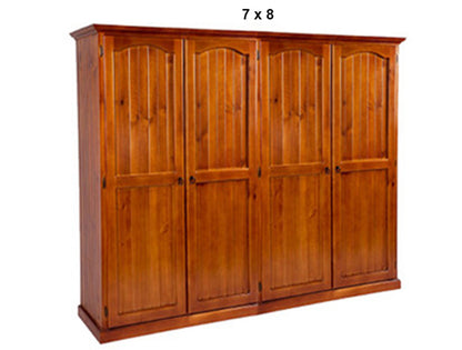 MUDGEE (AUSSIE MADE) 4 DOOR SKINNY (41CM-DEEP) PANTRY COLLECTION - ASSORTED STAINED COLOURS - STARTING FROM $1599