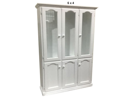 MUDGEE / COLONIAL (AUSSIE MADE) 6 DOOR LIBRARY UNIT COLLECTION - ASSORTED PAINTED COLOURS - STARTING FROM $1499