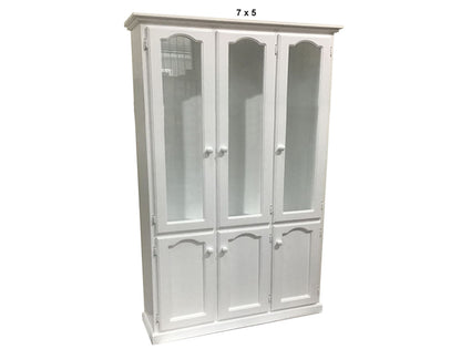 MUDGEE / COLONIAL (AUSSIE MADE) 6 DOOR LIBRARY UNIT COLLECTION - ASSORTED PAINTED COLOURS - STARTING FROM $1499