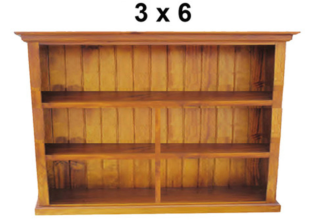 MARCELINE (AUSSIE MADE) LOWLINE BOOKCASE WITH DOUBLE TOP COLLECTION - ASSORTED COLOURS - STARTING FROM $449