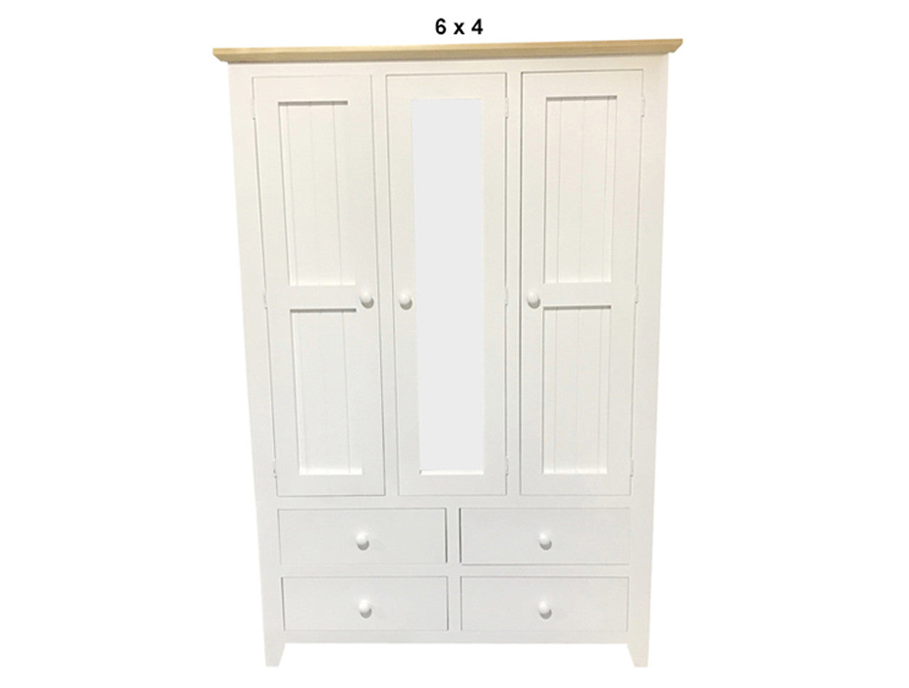MANILLA (AUSSIE MADE) 3 DOOR & 4 DRAWER FLUSH MIRROR ROBE COLLECTION - ASSORTED PAINTED COLOURS - STARTING FROM $1499