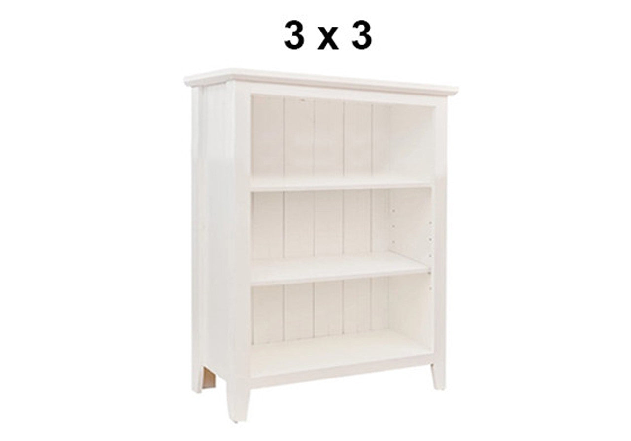 MANILLA (AUSSIE MADE) LOWLINE BOOKCASE COLLECTION - ASSORTED STAINED COLOURS - STARTING FROM $399
