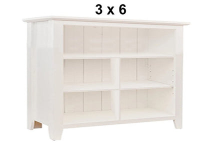 MANILLA (AUSSIE MADE) LOWLINE BOOKCASE COLLECTION - ASSORTED STAINED COLOURS - STARTING FROM $399