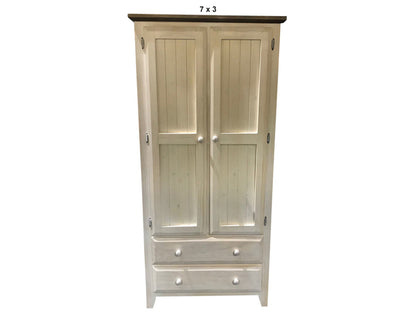 MANILLA (AUSSIE MADE) 2 DOOR / 2 DRAWER FLUSH WARDROBE COLLECTION - ASSORTED PAINTED COLOURS - STARTING FROM $1199