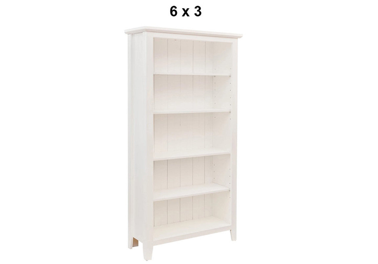 MANILLA (AUSSIE MADE) HIGHLINE BOOKCASE COLLECTION - ASSORTED STAINED COLOURS - STARTING FROM $599