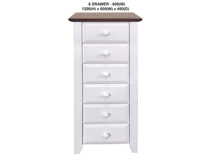 MANILLA (AUSSIE MADE) LINGERIE / NARROWBOY CHEST COLLECTION - ASSORTED PAINTED / STAINED COLOURS - STARTING FROM $699