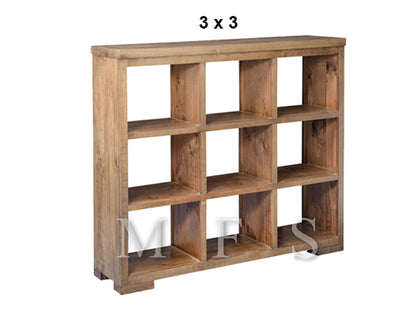 MANLY (AUSSIE MADE) LOWLINE ROOM DIVIDER WITH BLOCK LEGS COLLECTION - ASSORTED STAINED COLOURS