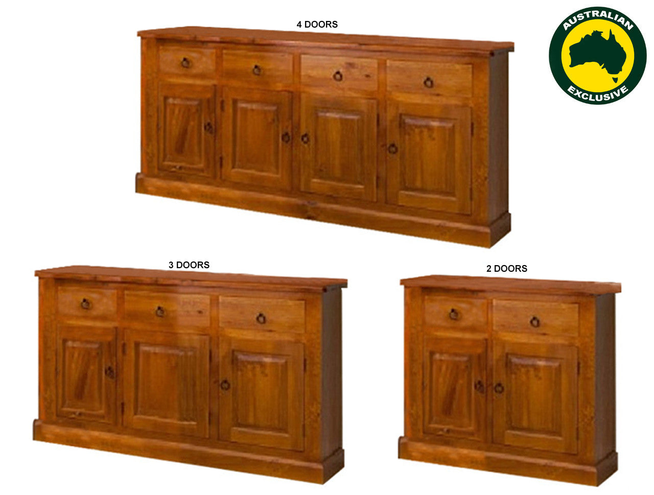 Marissa (AUSSIE MADE) Buffet Collection - Assorted Stained Colours