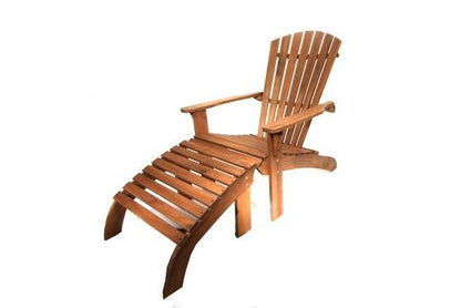 MAYOTTE ADIRONDACK CHAIR WITH FOOTSTOOL + CUSHION (PACKAGE OPTION)