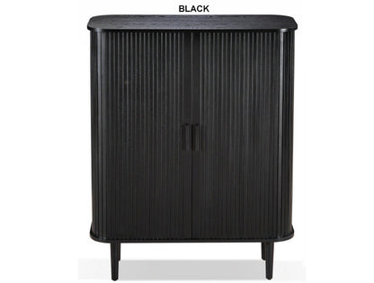 TEDDY 2 DOOR BUFFET - 1180(H) x 1000(W) x 400(D) - NATURAL OR BLACK