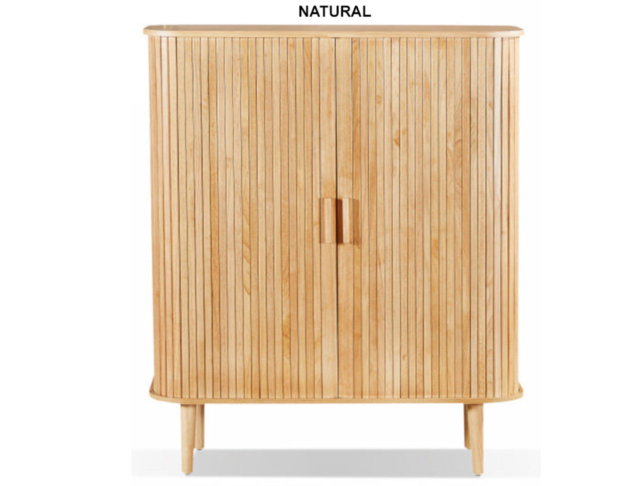TEDDY 2 DOOR BUFFET - 1180(H) x 1000(W) x 400(D) - NATURAL OR BLACK