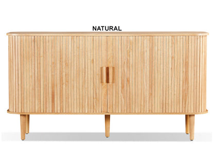 TEDDY 2 DOOR BUFFET - 800(H) x 1500(W) x 400(D) - NATURAL OR BLACK