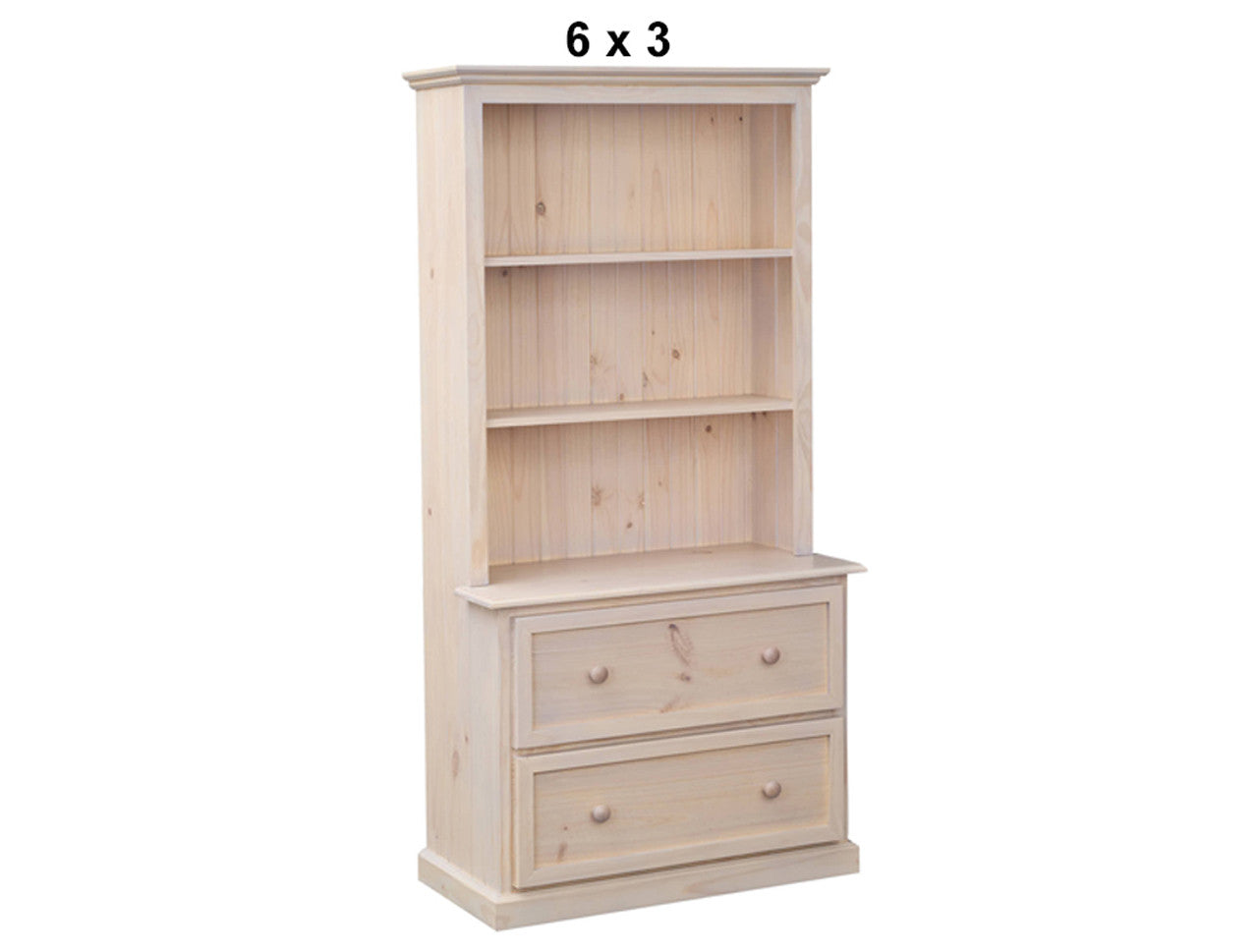 MELISSA (AUSSIE MADE) BOOKCASE COMBO WITH 2 DEEP BLANKETS DRAWERS COLLECTION - ASSORTED RAW OR STAINED COLOURS - STARTING FROM $499