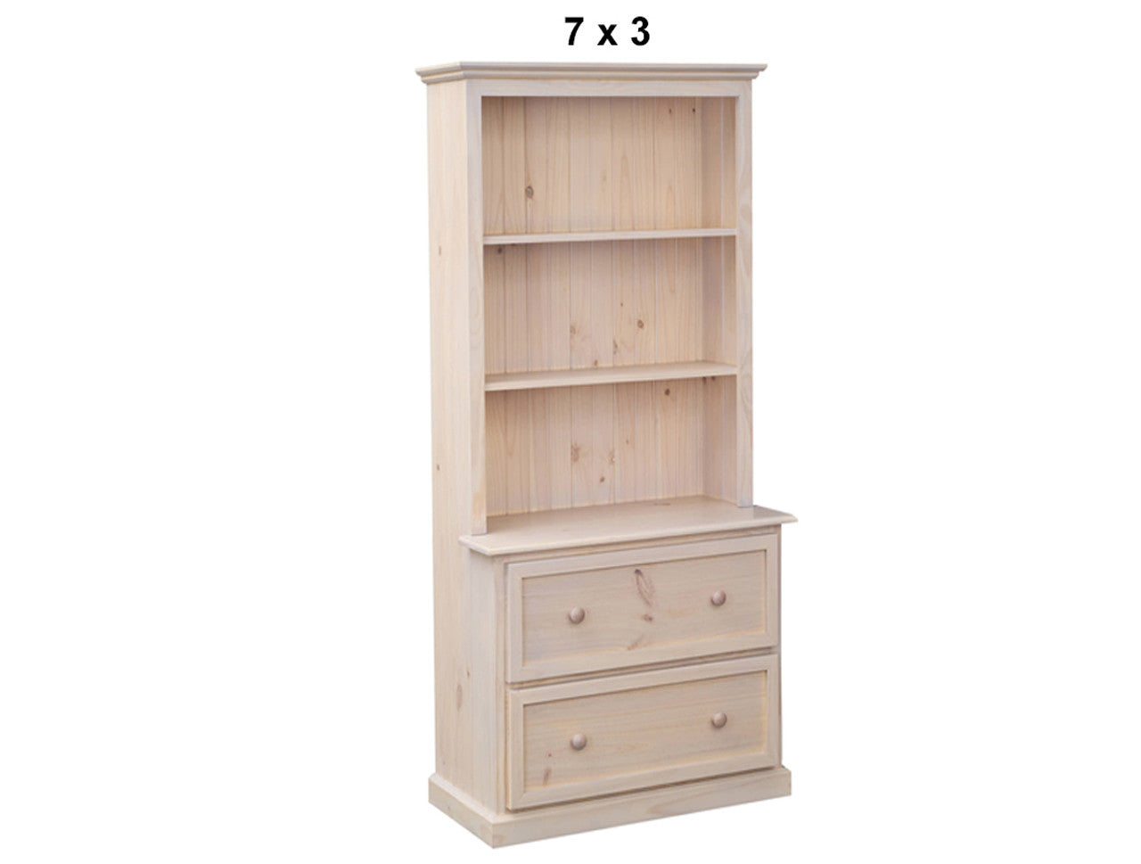 MELISSA (AUSSIE MADE) BOOKCASE COMBO WITH 2 DEEP BLANKETS DRAWERS COLLECTION - ASSORTED RAW OR STAINED COLOURS - STARTING FROM $499