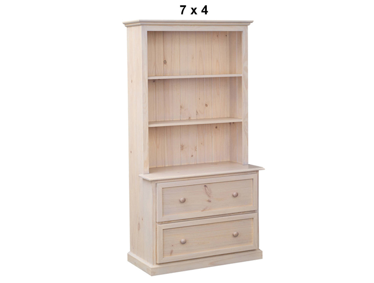 MELISSA (AUSSIE MADE) BOOKCASE COMBO WITH 2 DEEP BLANKETS DRAWERS COLLECTION - ASSORTED RAW OR STAINED COLOURS - STARTING FROM $499