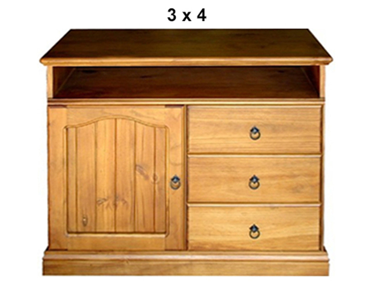 MEMPHIS (AUSSIE MADE) 1 DOOR / 3 DRAWERS ENTERTAINMENT UNIT COLLECTION - ASSORTED STAINED COLOURS - STARTING FROM $799