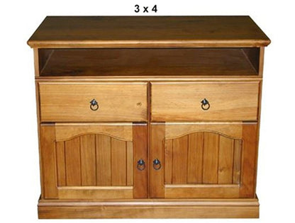 MEMPHIS (AUSSIE MADE) 2 DOOR 2 DRAWER SLIM TV ENTERTAINMENT UNIT COLLECTION - ASSORTED STAINED COLOURS - STARTING FROM $699