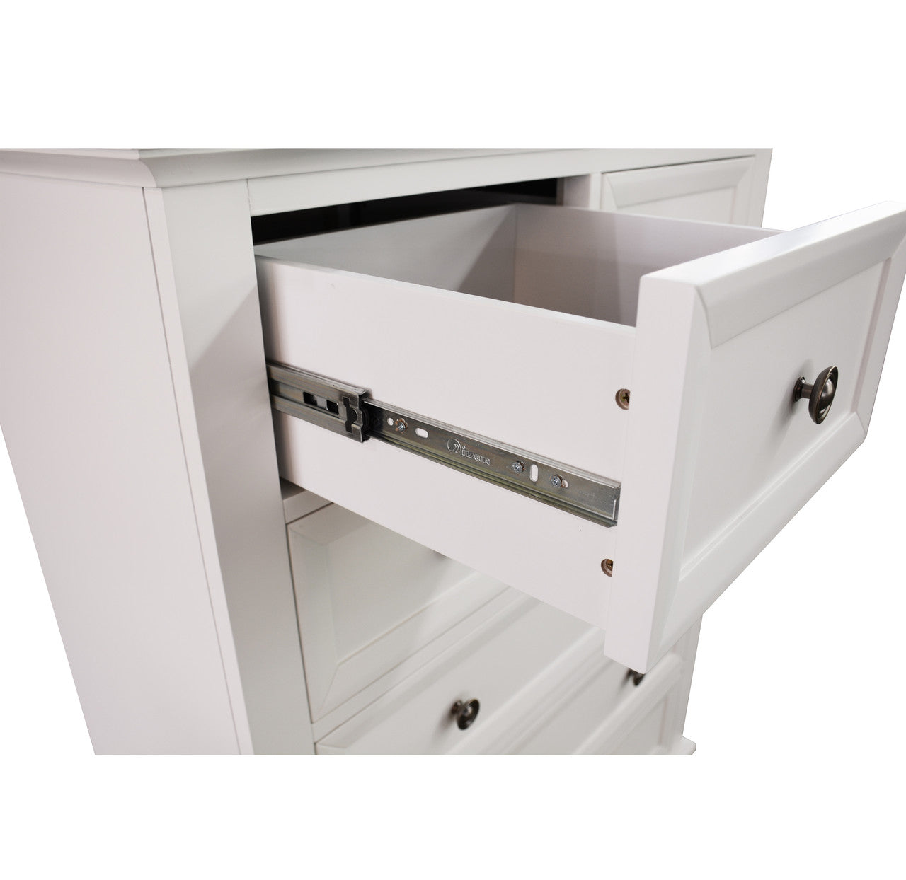 KING AUSTIN 4 PIECE (TALLBOY) BEDROOM SUITE - WHITE