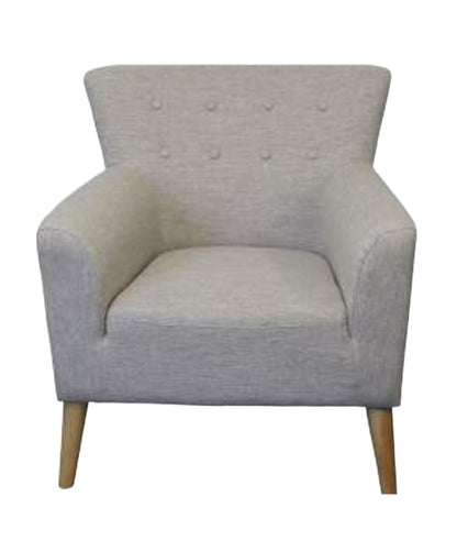 DARCY  ACCENT FIESTA FABRIC UPHOLSTERED  SOFA ARM CHAIR - ASSORTED COLOURS