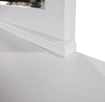 KING 5 AUSTIN PIECE (DRESSER) BEDROOM SUITE - WHITE