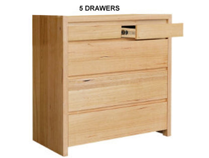 MONTANA (AUSSIE MADE) TALLBOY COLLECTION - TASSIE OAK COMBINATION - ASSORTED STAINED COLOURS - STARTING FROM $1499