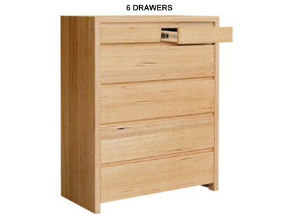 MONTANA (AUSSIE MADE) TALLBOY COLLECTION - TASSIE OAK COMBINATION - ASSORTED STAINED COLOURS - STARTING FROM $1499