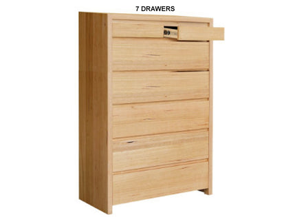 MONTANA (AUSSIE MADE) TALLBOY COLLECTION - TASSIE OAK COMBINATION - ASSORTED STAINED COLOURS - STARTING FROM $1499