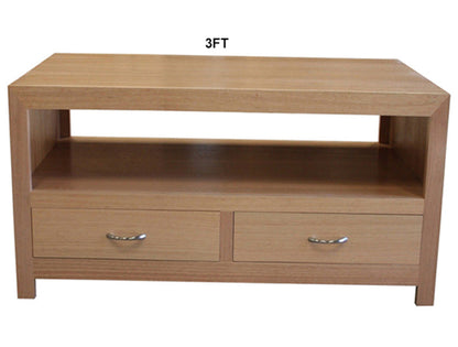 MORGAN (AUSSIE MADE) 2 DRAWERS COFFEE TABLE COLLECTION - TASSIE OAK COMBINATION - ASSORTED STAINED COLOURS - STARTING FROM $999