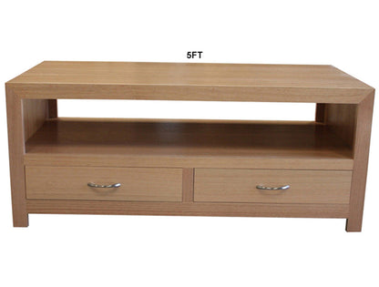 MORGAN (AUSSIE MADE) 2 DRAWERS COFFEE TABLE COLLECTION - TASSIE OAK COMBINATION - ASSORTED STAINED COLOURS - STARTING FROM $999