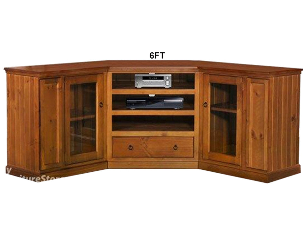 MOSAIC (AUSSIE MADE) 3 PIECE CORNER TV STAND COLLECTION - ASSORTED STAINED COLOURS - STARTING FROM $1999