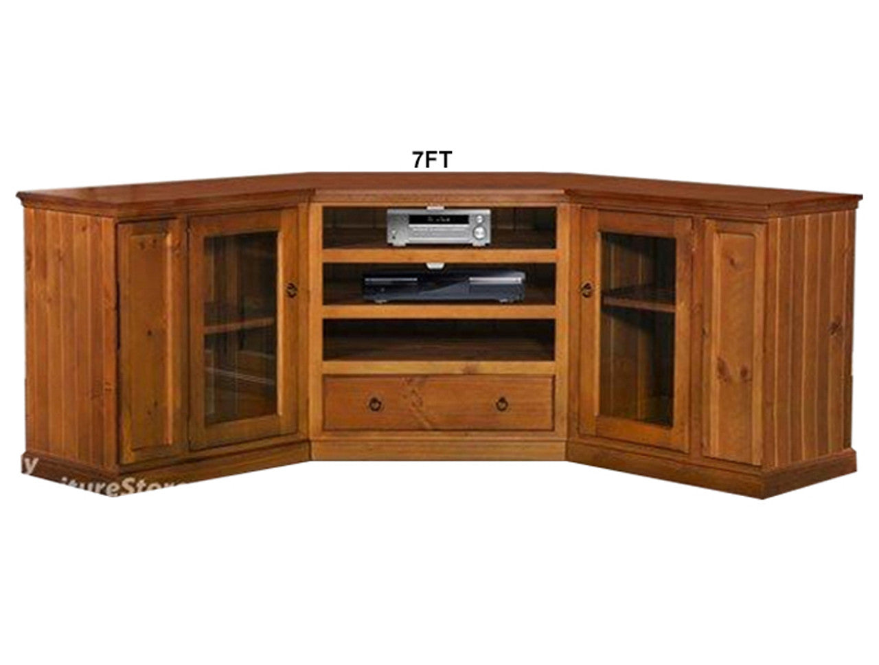 MOSAIC (AUSSIE MADE) 3 PIECE CORNER TV STAND COLLECTION - ASSORTED STAINED COLOURS - STARTING FROM $1999