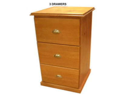 MUDGEE (AUSSIE MADE) FILING CABINET COLLECTION  - ASSORTED STAINED COLOURS - STARTING FROM $499