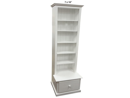MUDGEE (AUSSIE MADE) BOOKCASE COMBO + 1 DRAWER  COLLECTION - ASSORTED PAINTED COLOURS - STARTING FROM $799