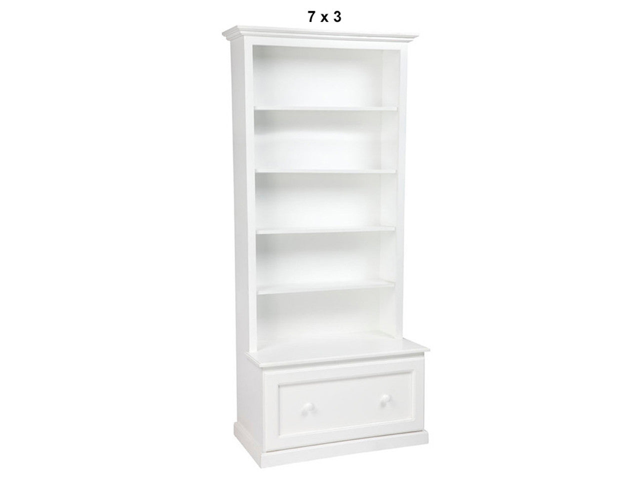 MUDGEE (AUSSIE MADE) HIGHLINE BOOKCASE COMBO WITH PICTURE FRAMED DRAWER COLLECTION - ASSORTED PAINTED COLOURS - STARTING FROM $999