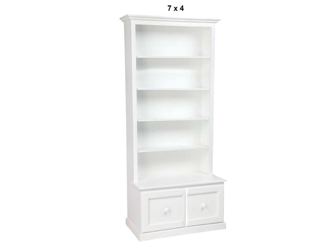 MUDGEE (AUSSIE MADE) HIGHLINE BOOKCASE COMBO WITH PICTURE FRAMED DRAWER COLLECTION - ASSORTED PAINTED COLOURS - STARTING FROM $999