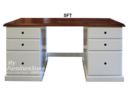 MUDGEE (AUSSIE MADE) DESK COLLECTION - ASSORTED STAINED / PAINTED COLOURS - STARTING FROM $1099