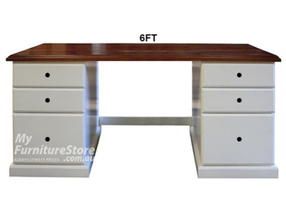 MUDGEE (AUSSIE MADE) DESK COLLECTION - ASSORTED STAINED / PAINTED COLOURS - STARTING FROM $1099